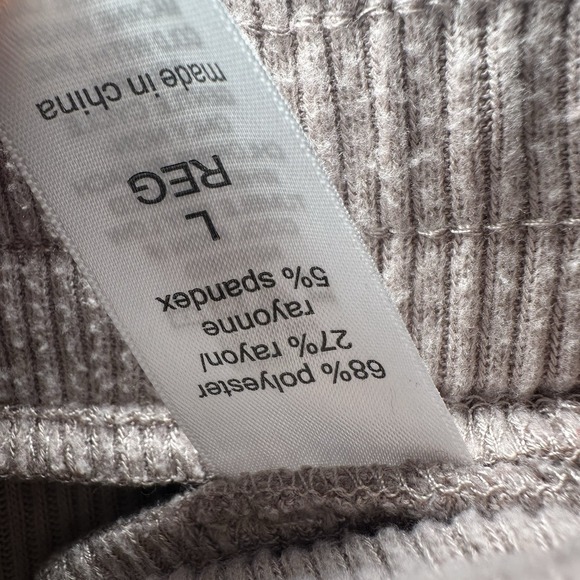 Maurices Womens Size Large Super Soft Cozy Rib Pink Jogger Pants - Picture 7 of 7